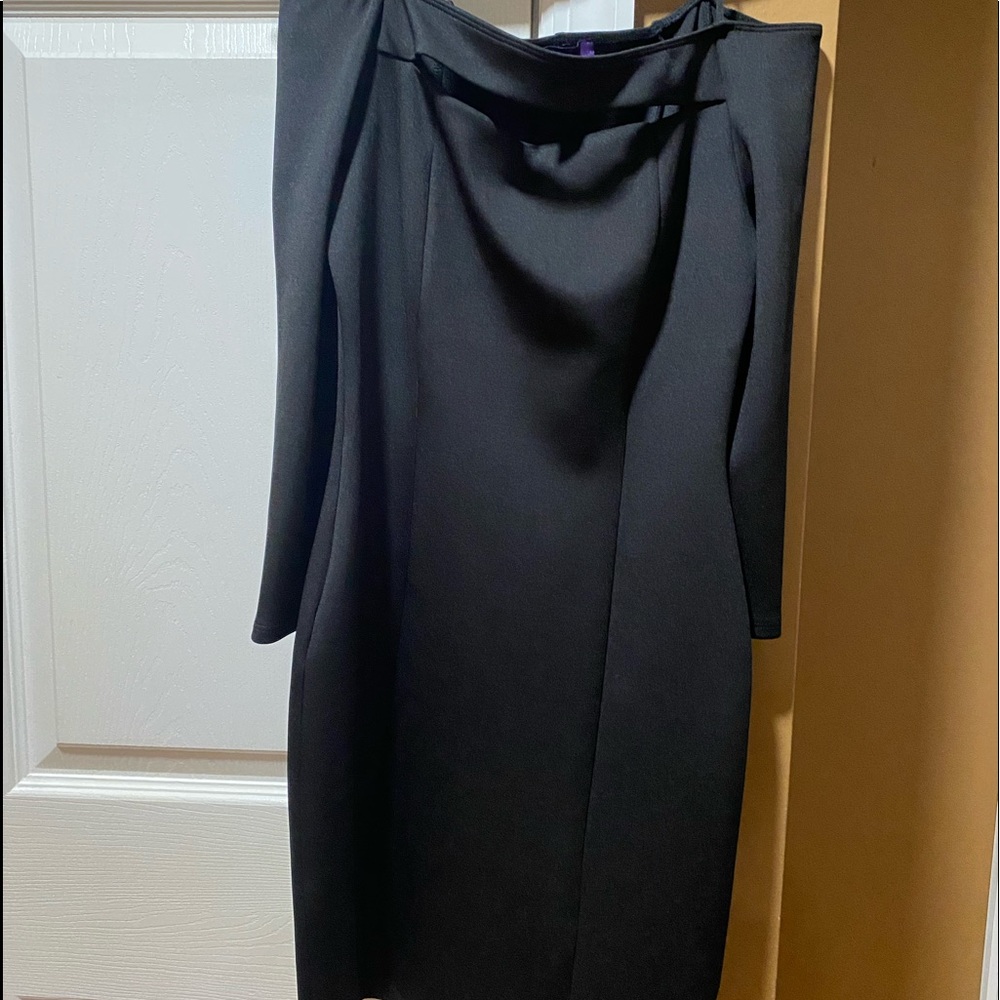 Forever 21 off the shoulder mini black dress M